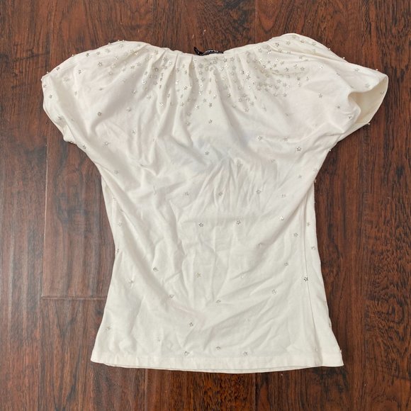 Vintage Embellished Dolce & Gabbana Cotton T-shirt (Size M) - Picture 2 of 4